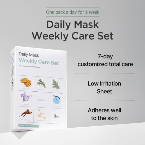 Mixsoon Daily Mask Weekly Care Set Mask Pack 20ml