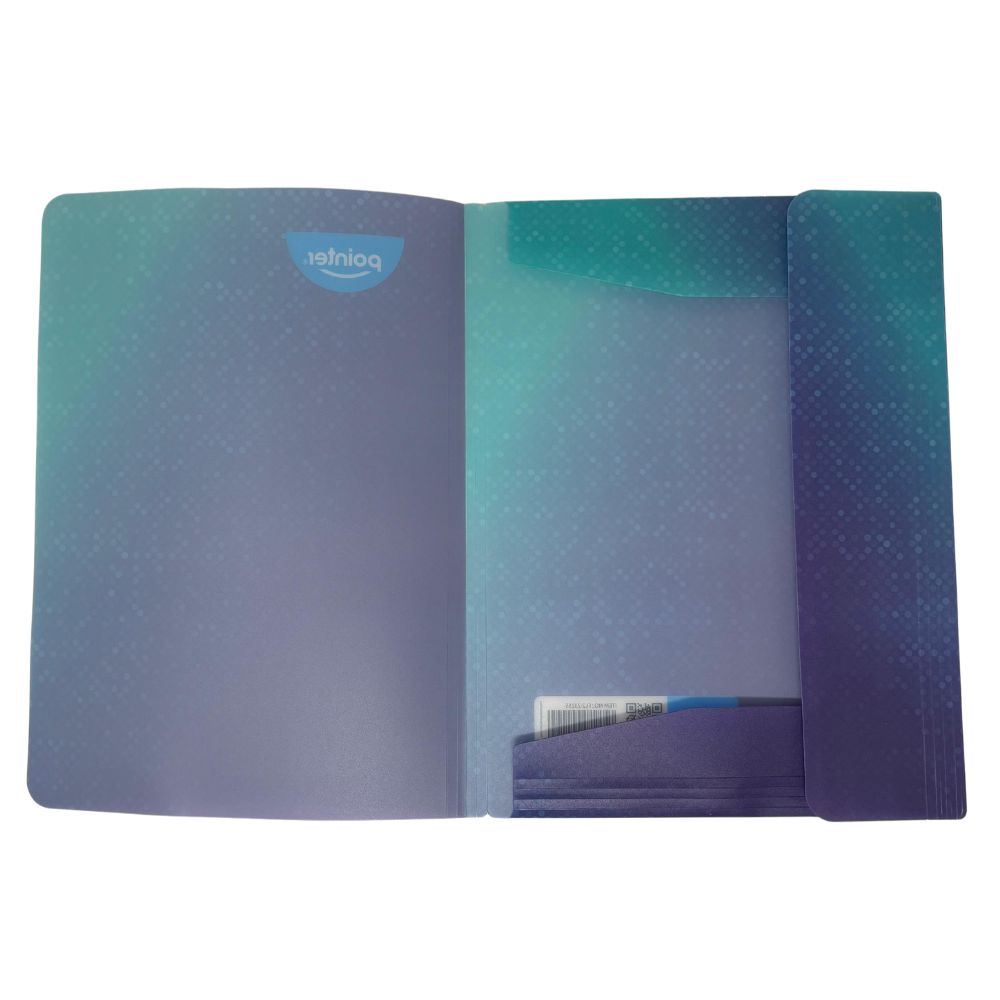 Pointer Capeta Con Ligas Tamaño A4 Colores Surtidos