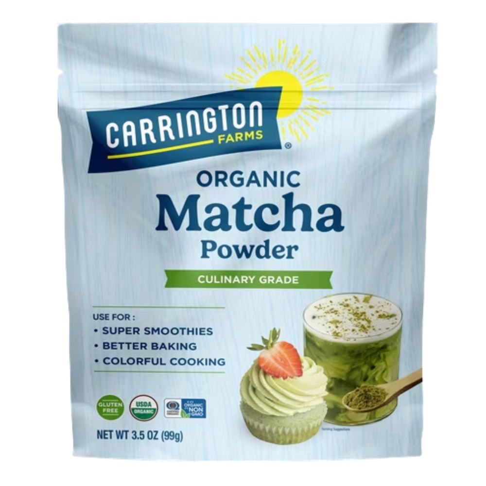 Carrington Farms Organic Matcha Powder Culinary Grade 99g