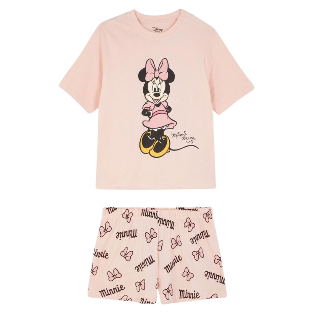 Disney Minie Mouse Tee & Short Pijama Set