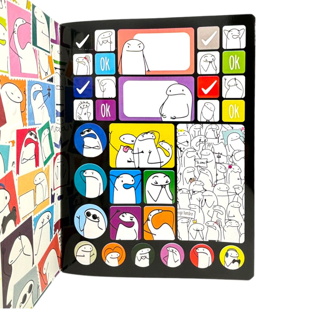 Norma Cuaderno Memes Doble Linea 100 Hojas Con Stickers Diseños Surtidos