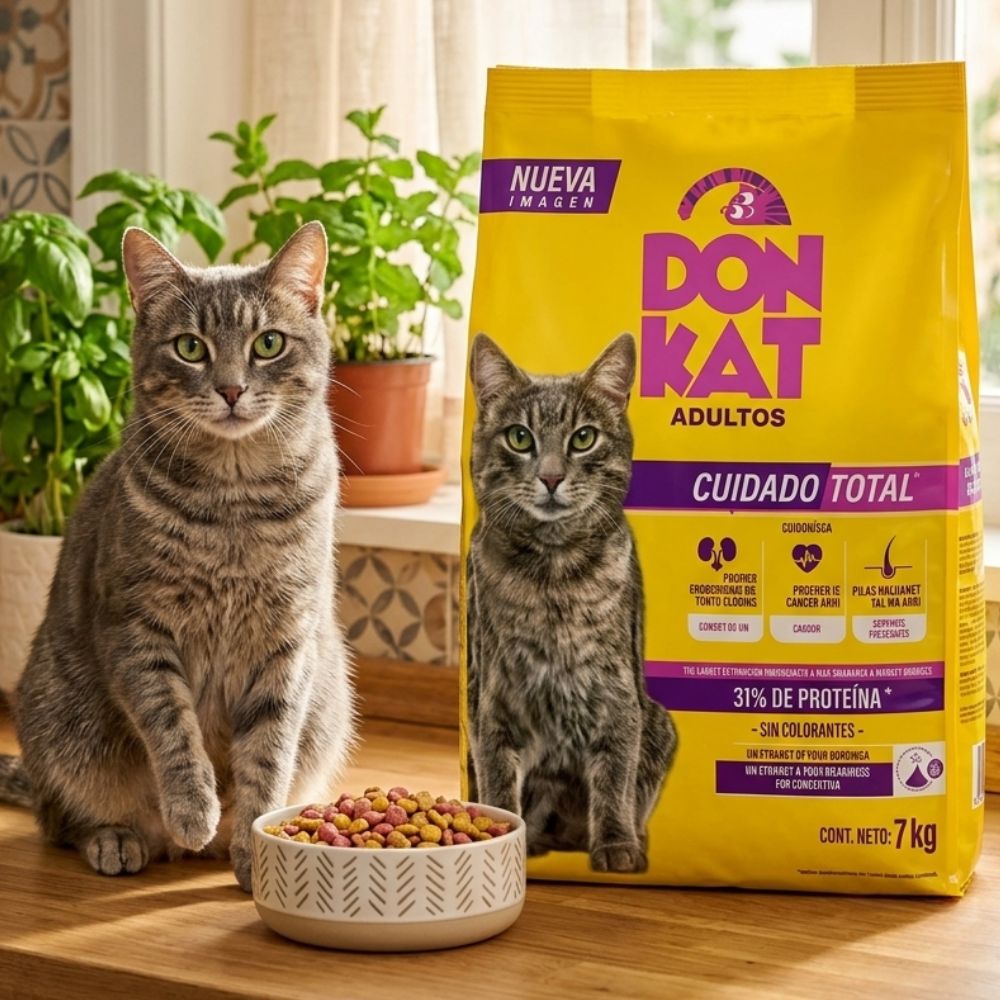 DON KAT comida para gato adulto Formula completa y balanceada 7 Kg