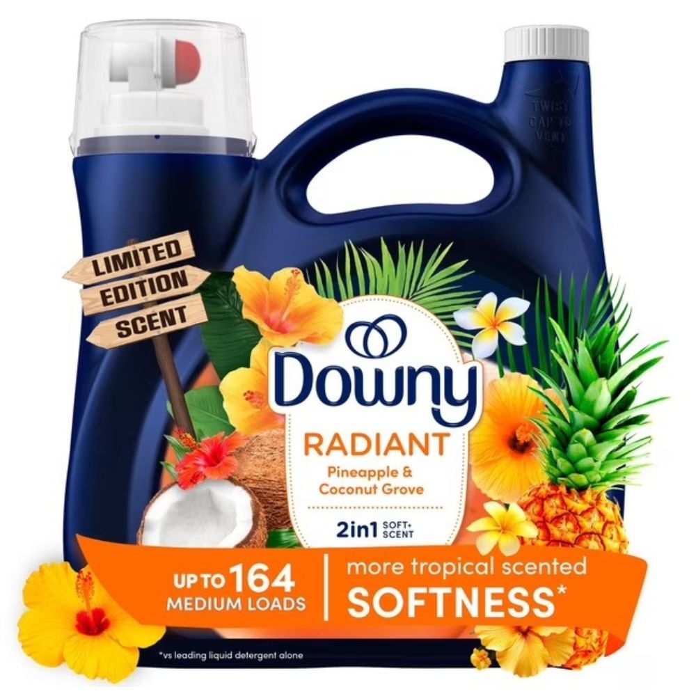 Downy Suavizante Radiant Pineapple & Coconut Grove 3.28L 164 Loads