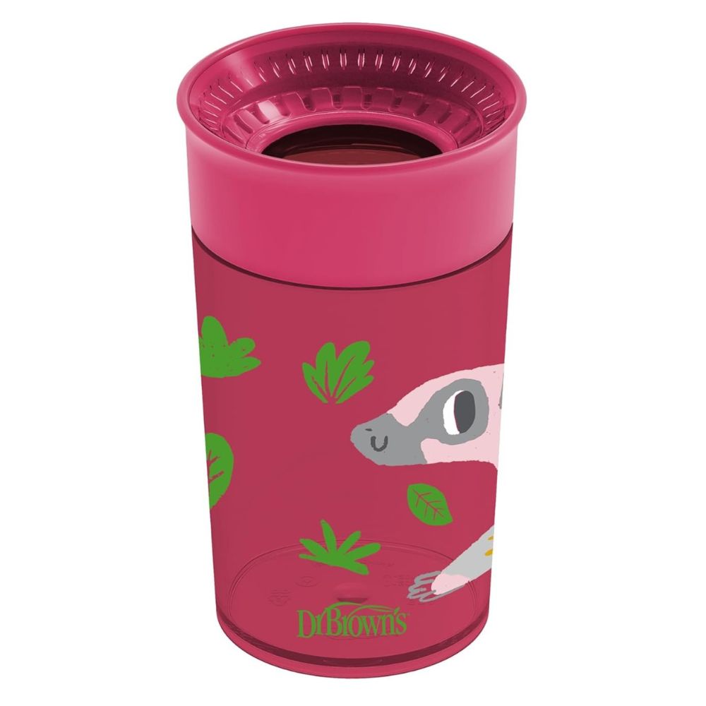 Dr.Browns Vaso De Transición Sin Boquilla Milestones 360° 300ml 9m+