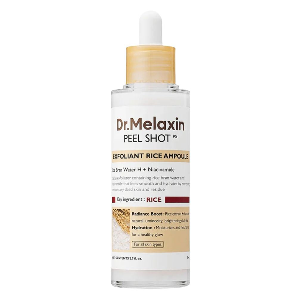 Dr. Melaxin Peel Shot Exfoliating White Rice Ampoule 80ml