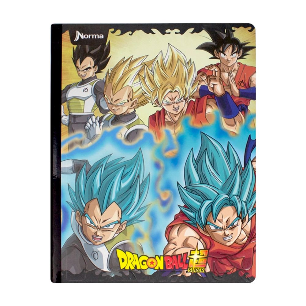 Norma Cuaderno Dragon Ball Una Linea 100 hojas Con Stickers Diseños Surtidos