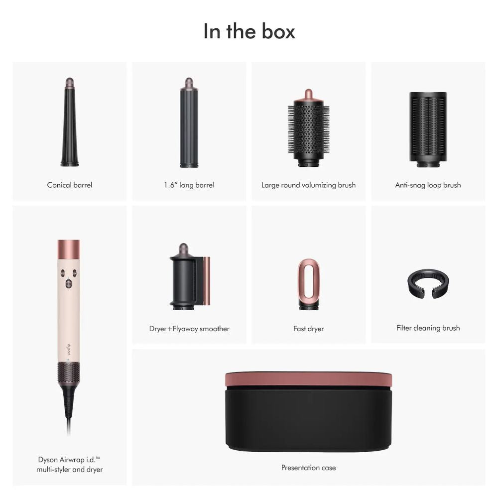 Dyson Airwrap ID Straight+Wavy Multifuncional Para Cabello Lacio Y Ondulado