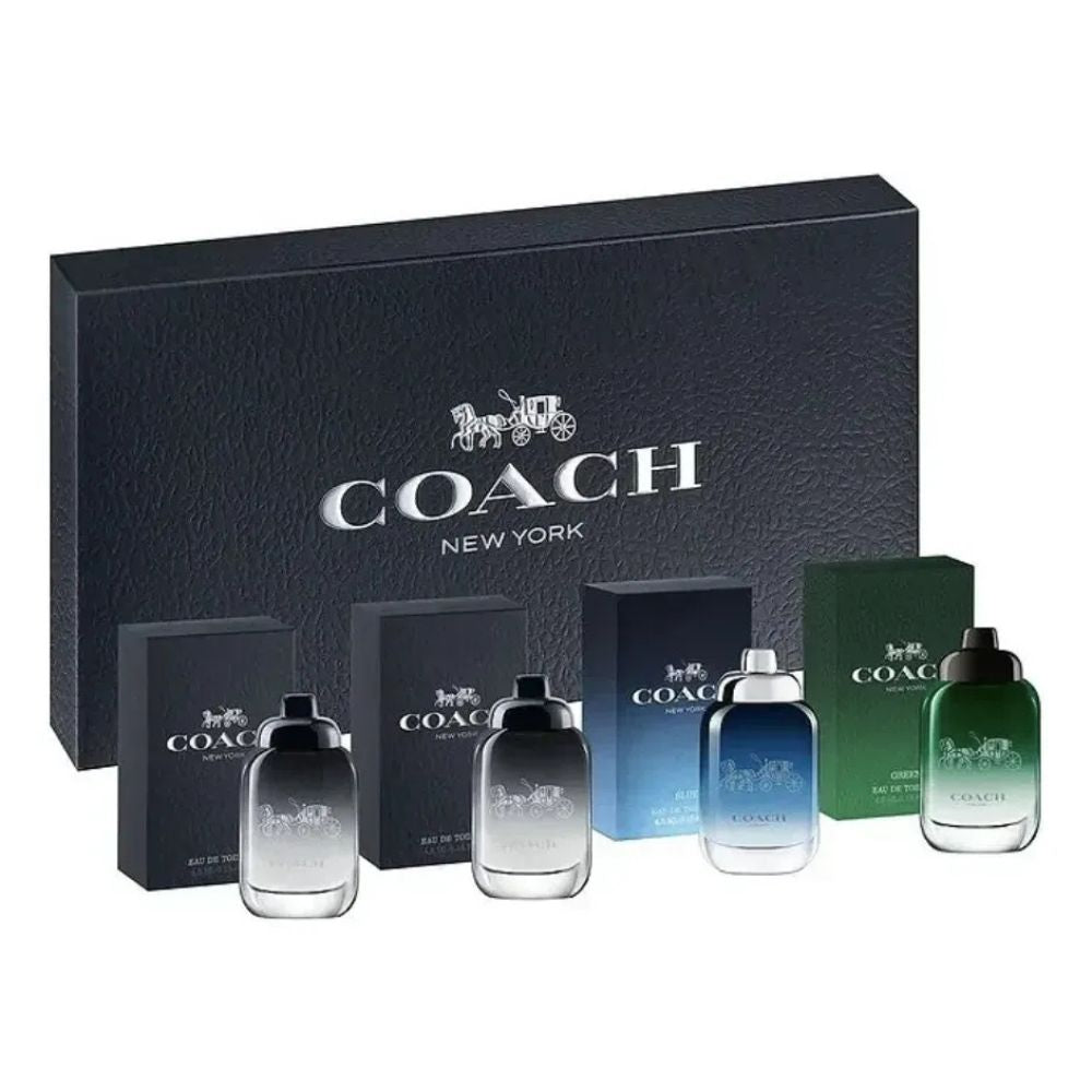 Coach New York Set Mini Perfumes For Men 4x4.5ml