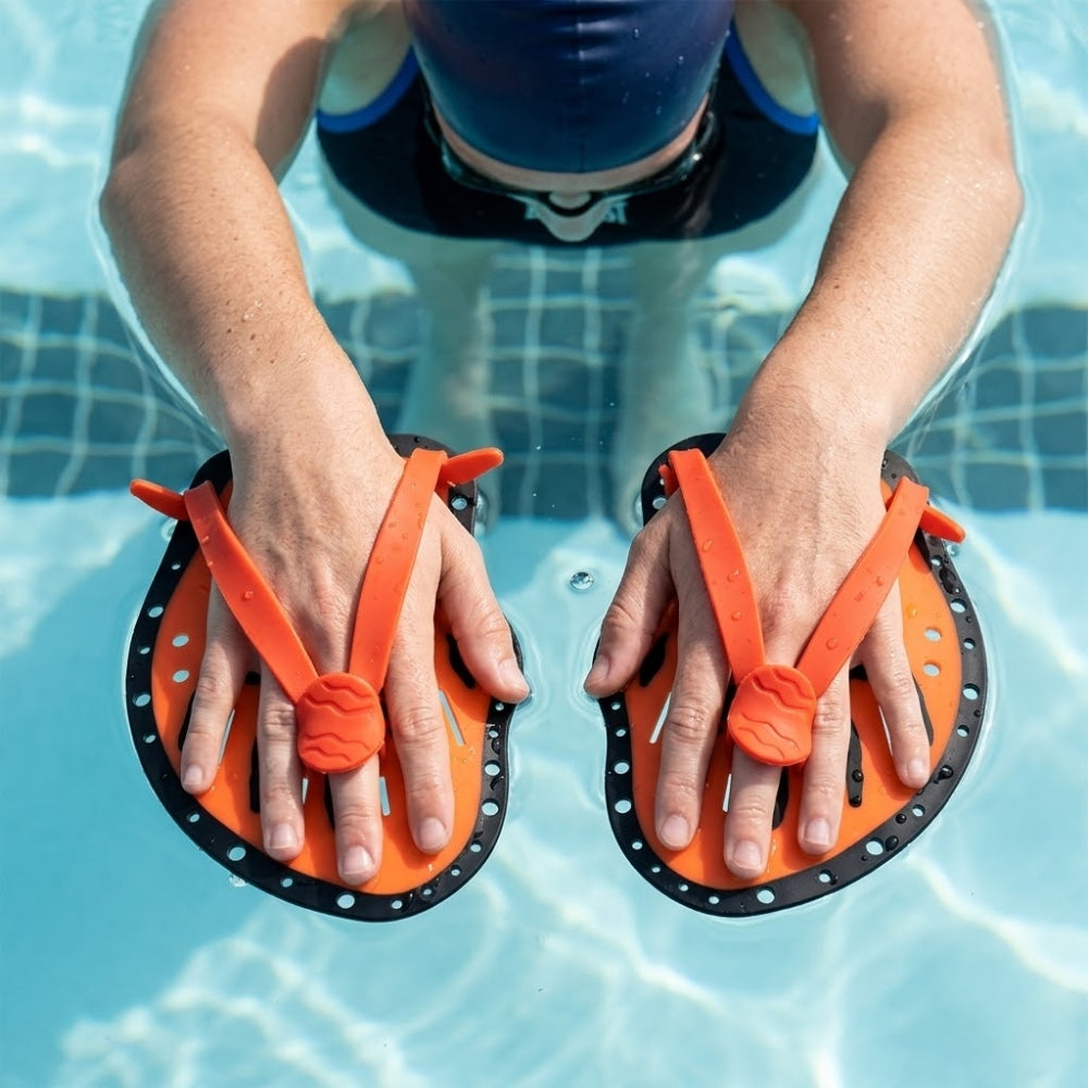 Everlast Paletas De Natación Color Orange