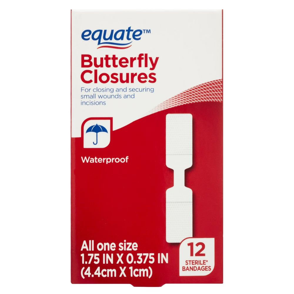 Equate Cierres de Mariposa 4.4cm x 1cm 12 und
