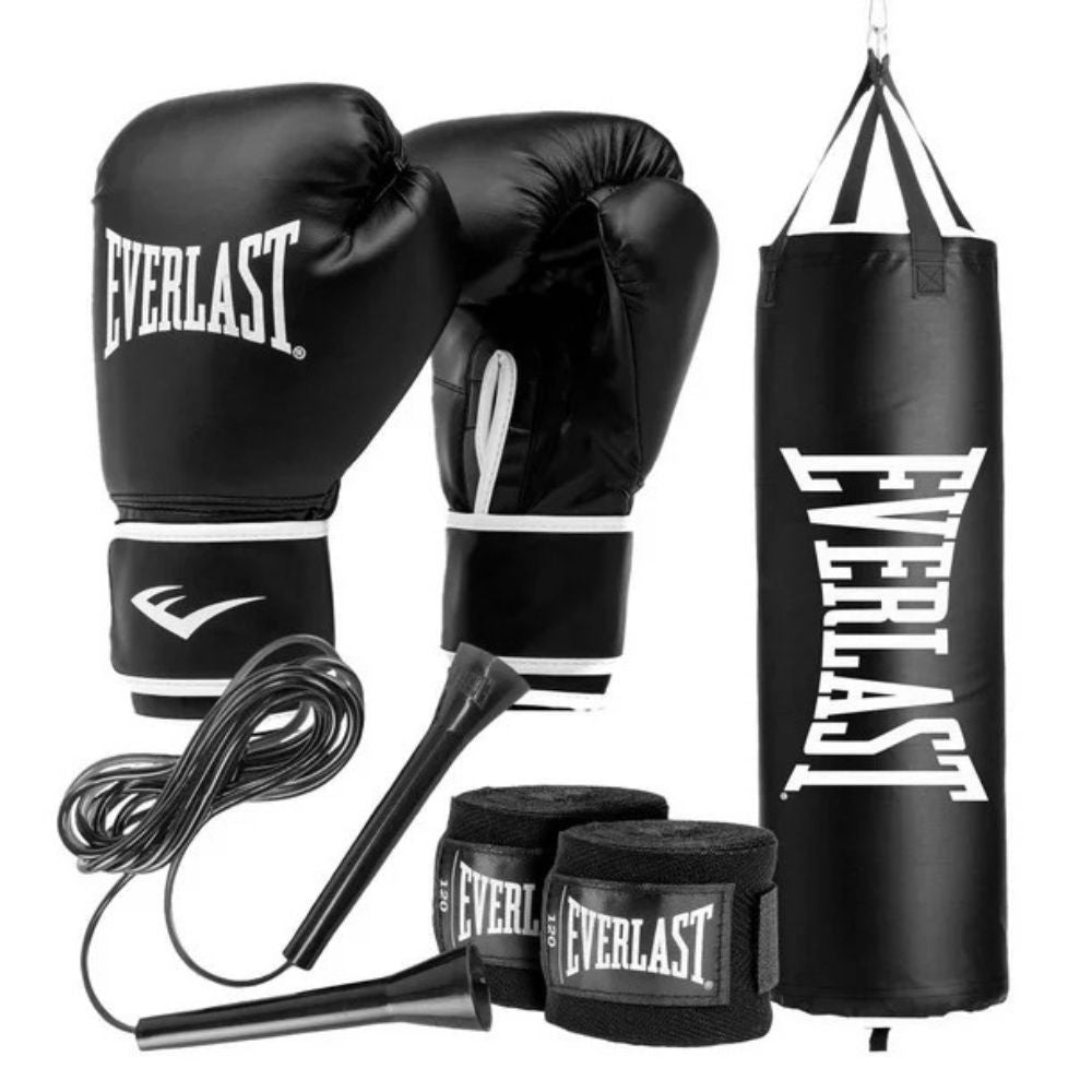 Everlast Set Completo Para Boxeo Black