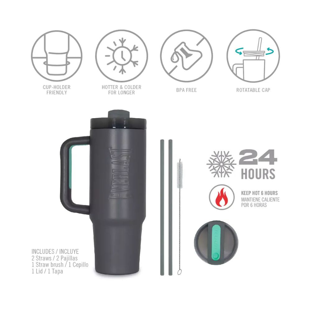 Everlast Vaso Termico Tumbler Master Color Charcoal 900ml
