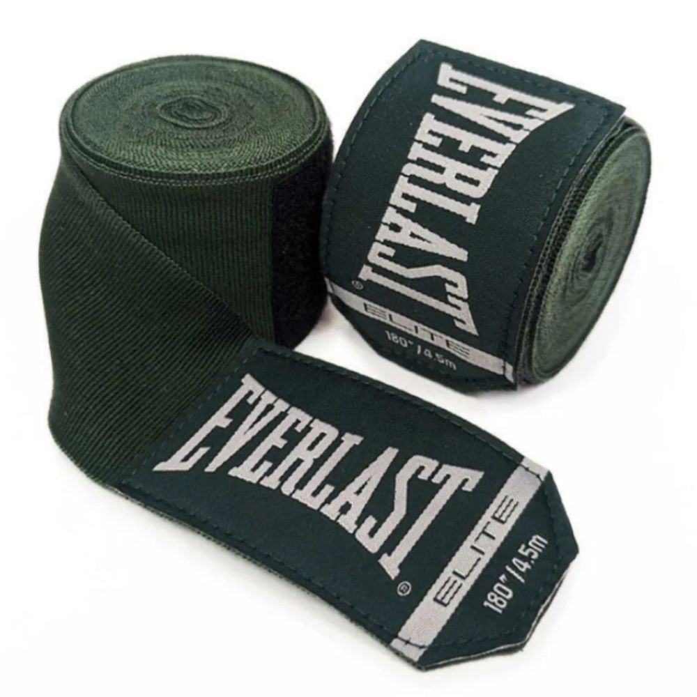 Everlast Vendas Deportivas Para Boxeo Color Green 180" 2Und