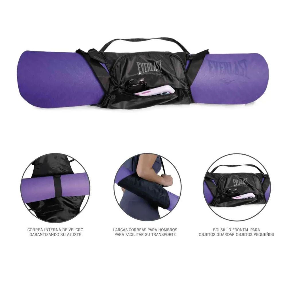 Everlast Yoga Mat Carrier Bolso Para Colchoneta Black