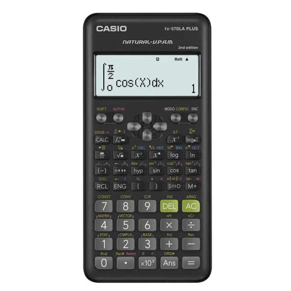 Casio Calculadora Científica Estándar Black fx-570LA Plus-2