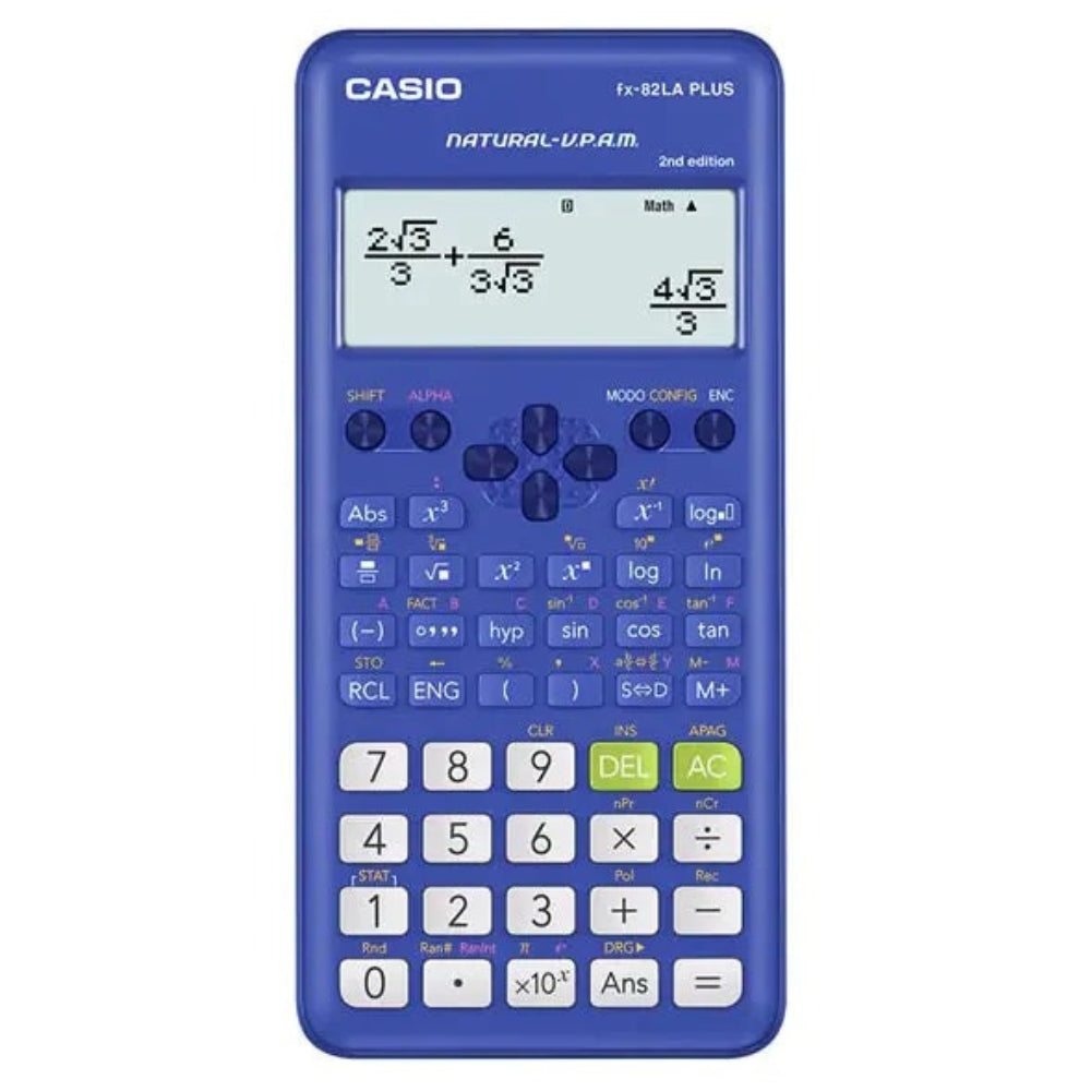 Casio Calculadora Cientifica FX-82LAPLUS2-BU