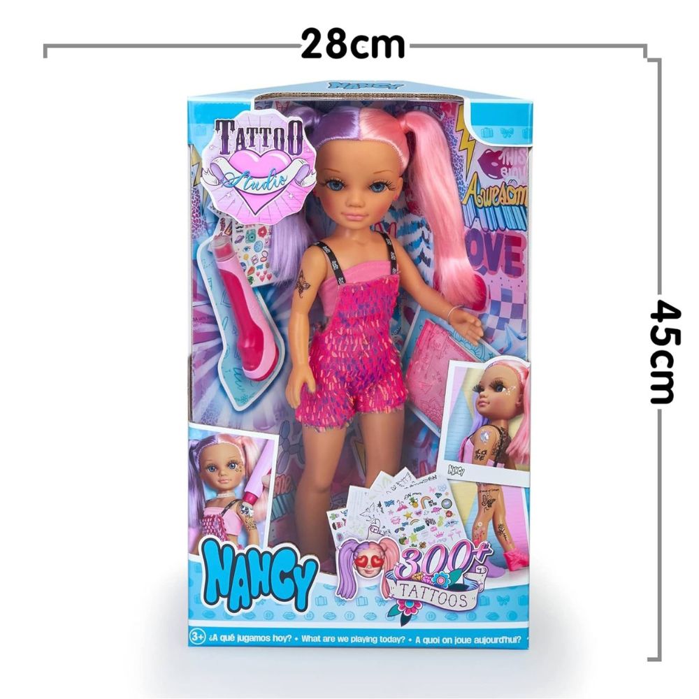 Famosa Muñeca Nancy Todos Los Días Un Tatoo 3+