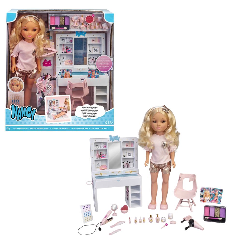 Famosa Muñeca Nancy Un Día De Belleza Con Tocador 3+