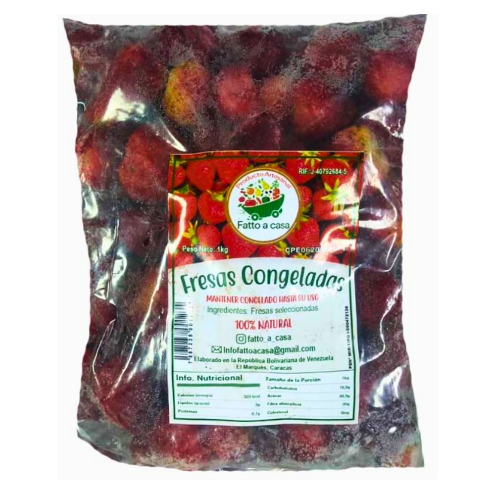 Fatto A Casa Fresas Congeladas 1 Kg