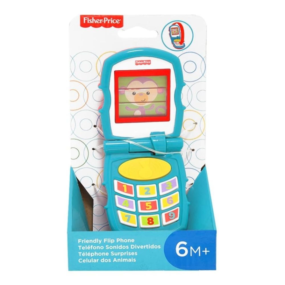 Fisher Price Friends Friendly Flip Phone Multi Color 6m+