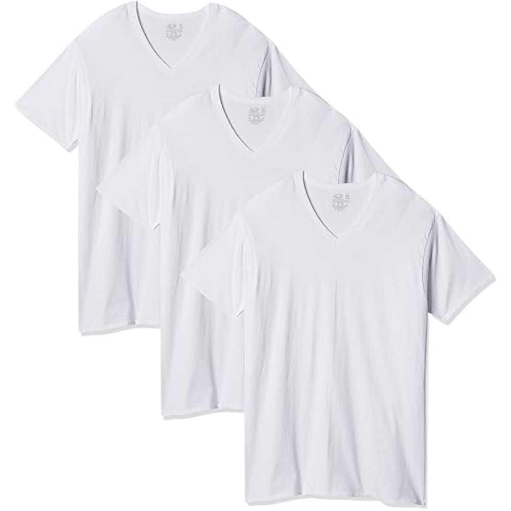 Fruit Of The Loom Franela V-Necks Tag-Free 3 Pack