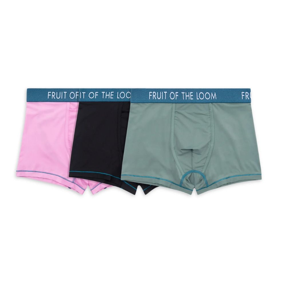 Fruit Of The Loom Boxers Trunks Getaway Colletion 3 Pack