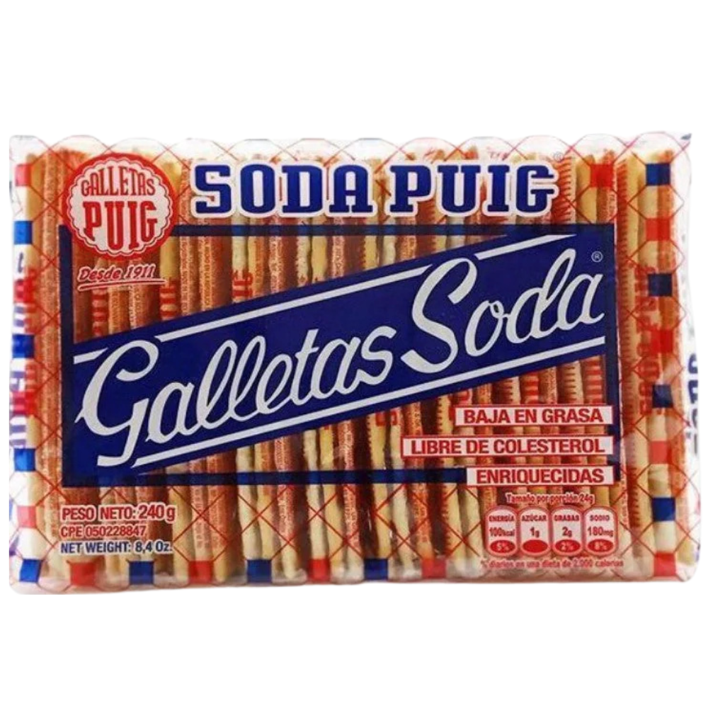 Galletas Soda Puig Baja En Grasa 240g