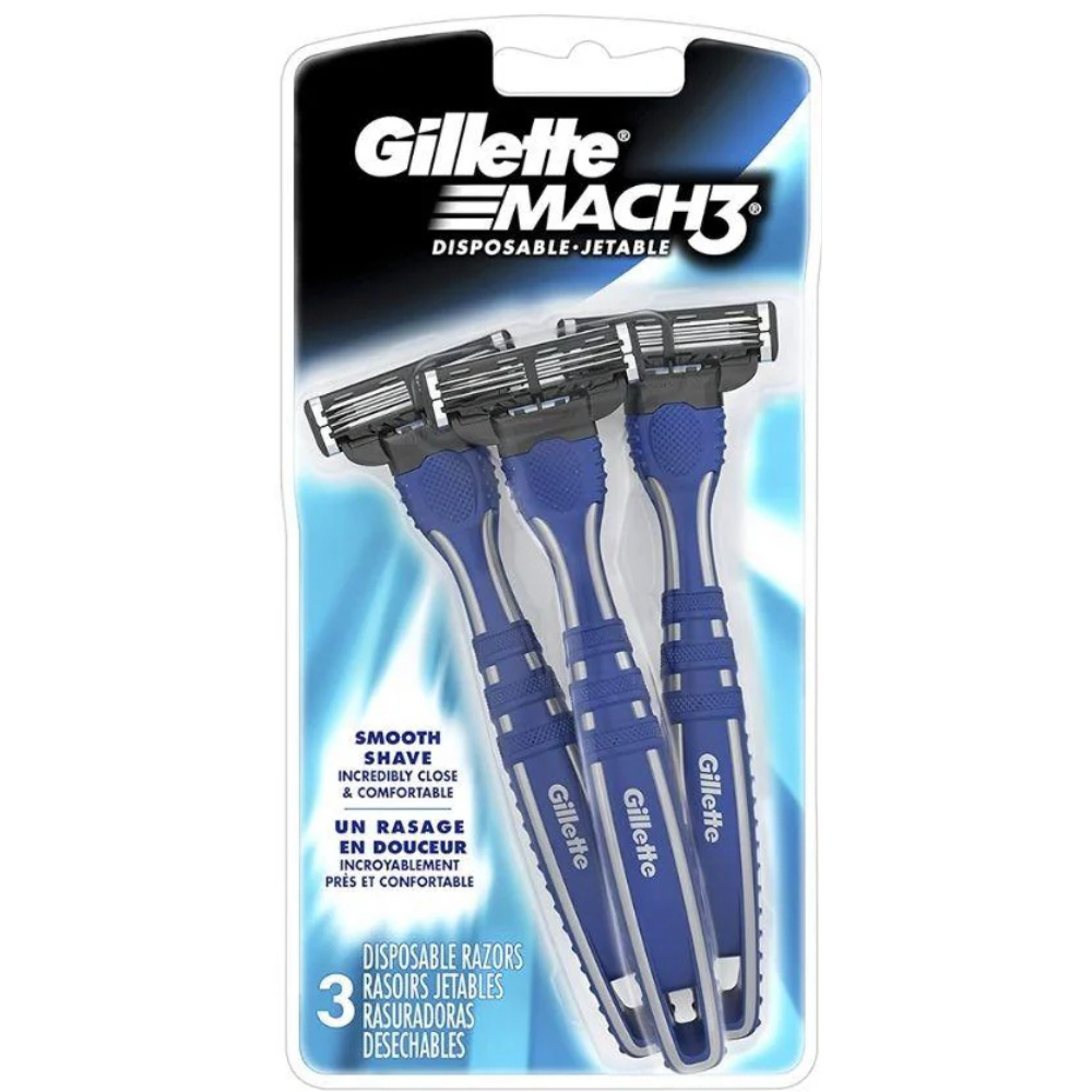 Gillette Afeitadora Desechables Mach3 3 Und