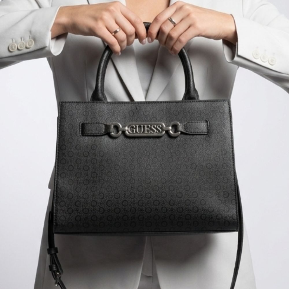Guees Cartera Satchel Black