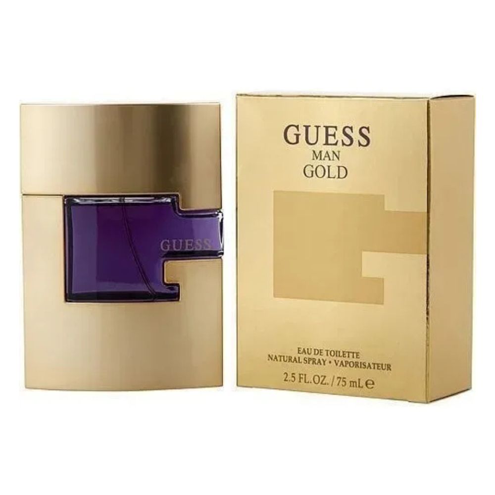 Guess Man Gold Eau De Toilette For Men 75ml