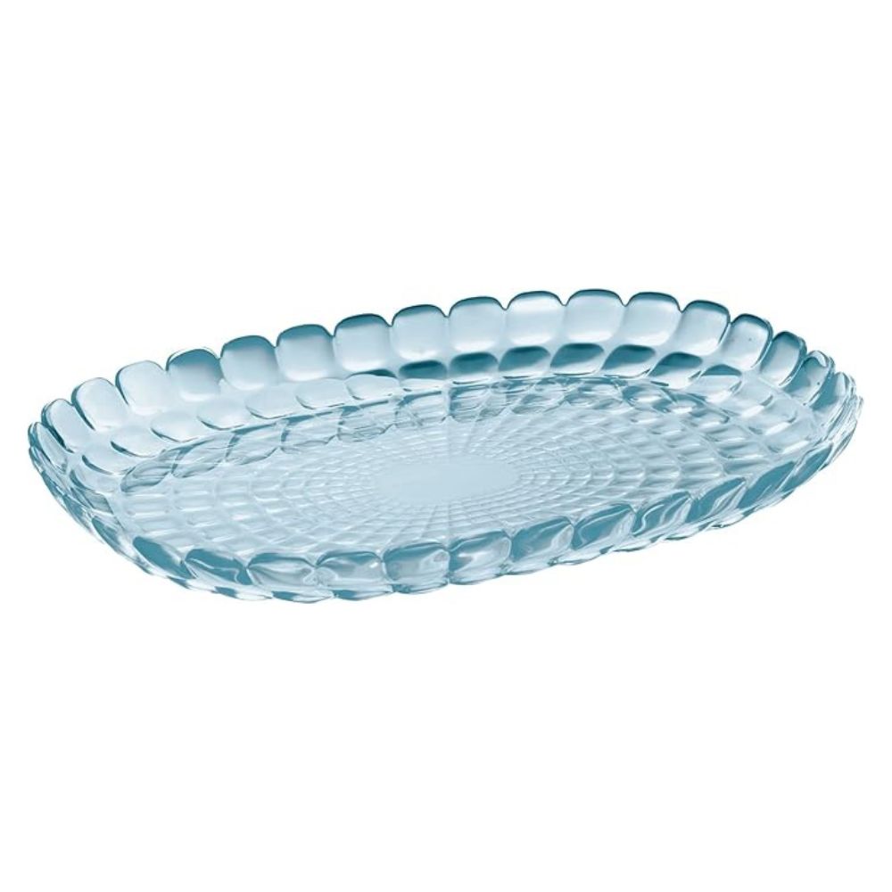 Guzzini Bandeja De Plástico Tiffany Tamaño M Color Coral Sea Blue