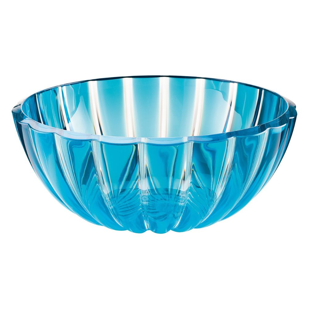 Guzzini Bowl De Plastico "Dolce Vita" Color Turquesa Tamaño M 20cm
