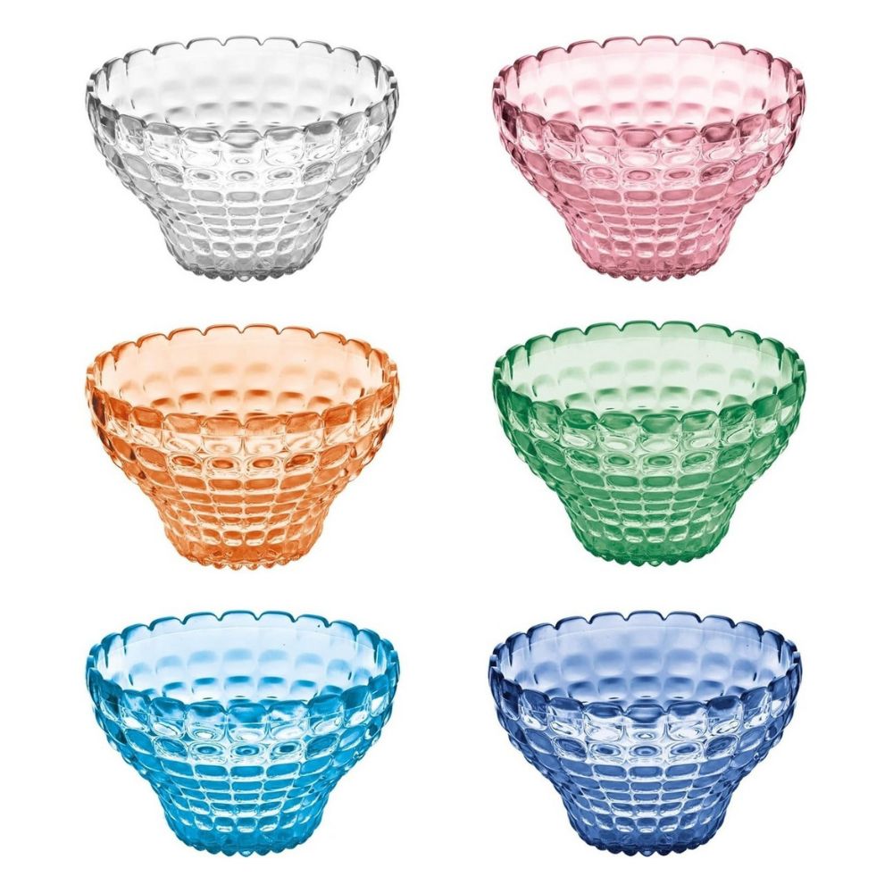 Guzzini Set De 6 Servidores Tiffany Colores Varios 12cm
