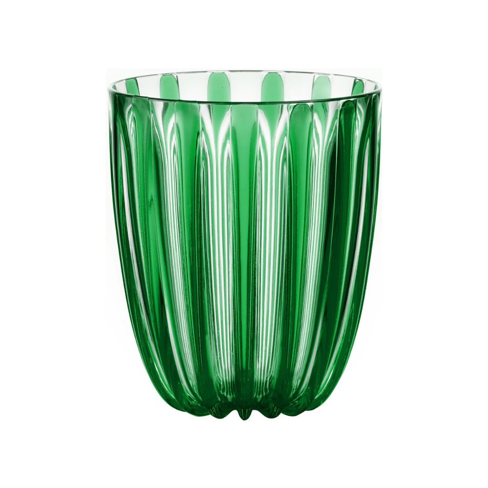 Guzzini Vaso De Plástico Low "Dolce Vita" Color Emerald