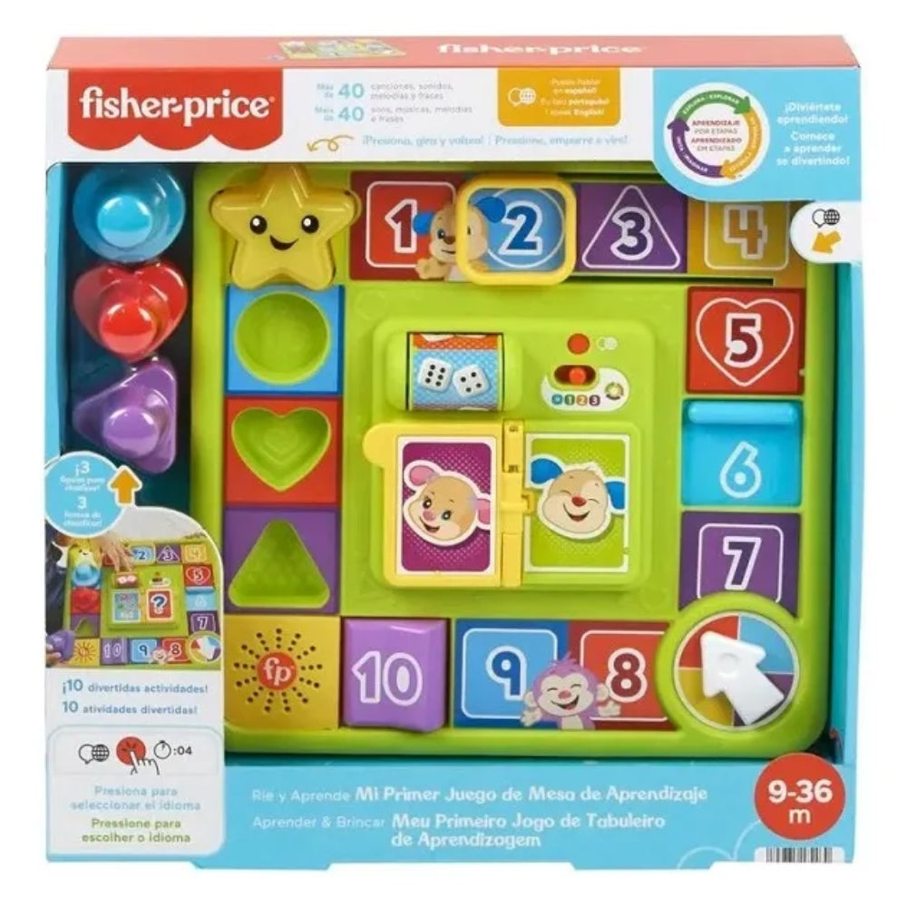 Fisher Price Mi Primer Juego de Mesa de Aprendizaje 9-36m