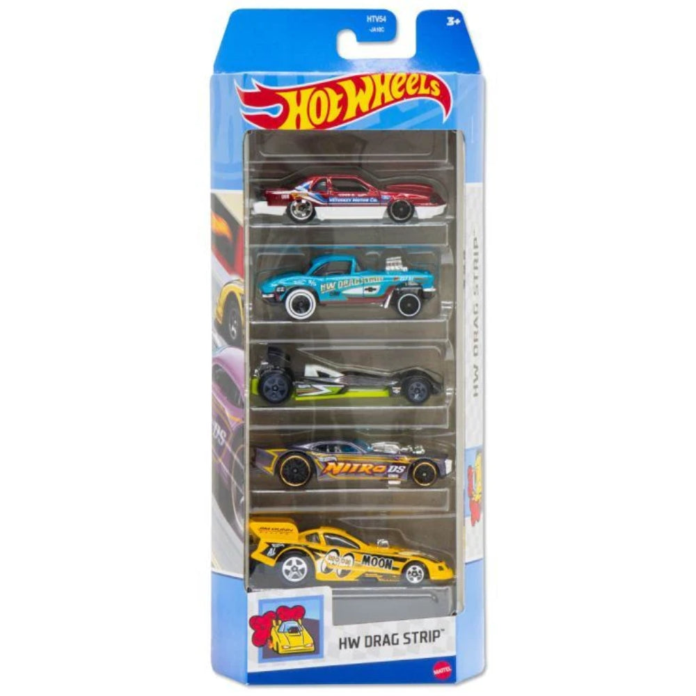 Hot Wheels Pack de 5 Carritos 12 Modelos Variados