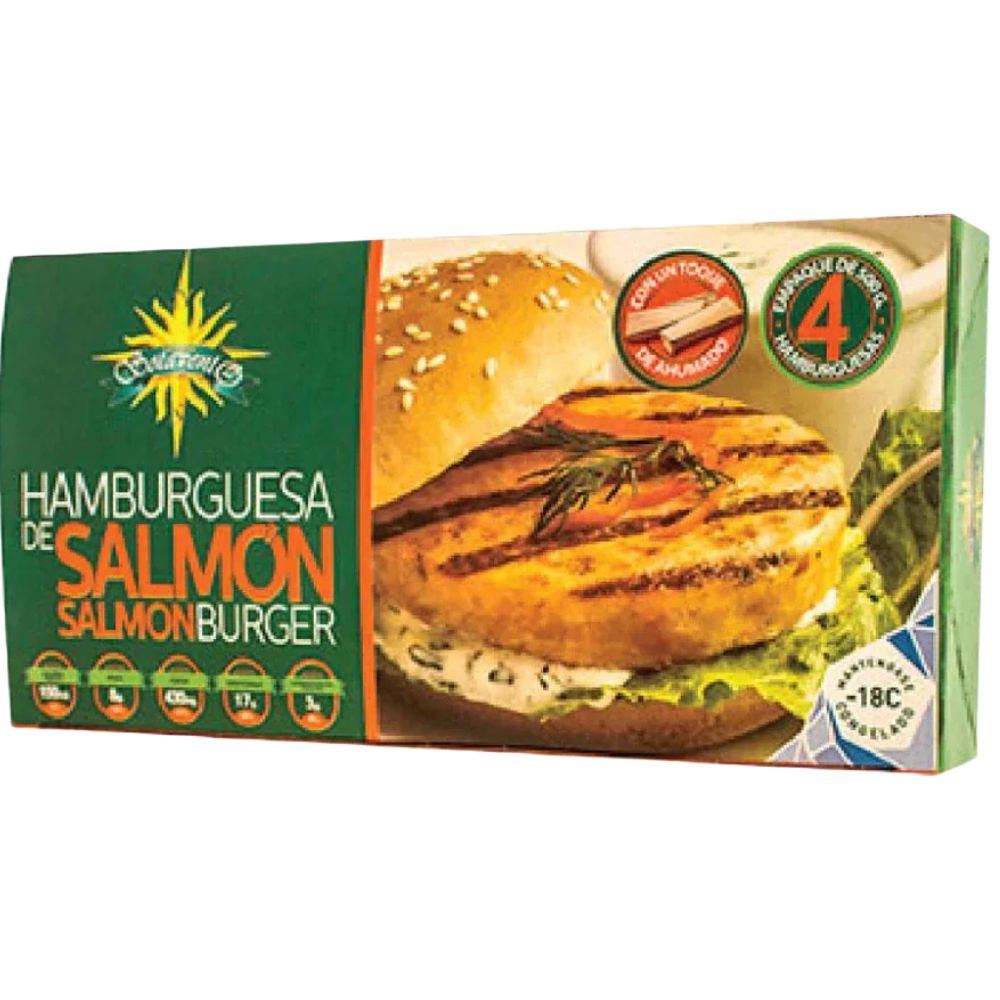 Hamburguesas de Salmon Sotavento 4 Unidades