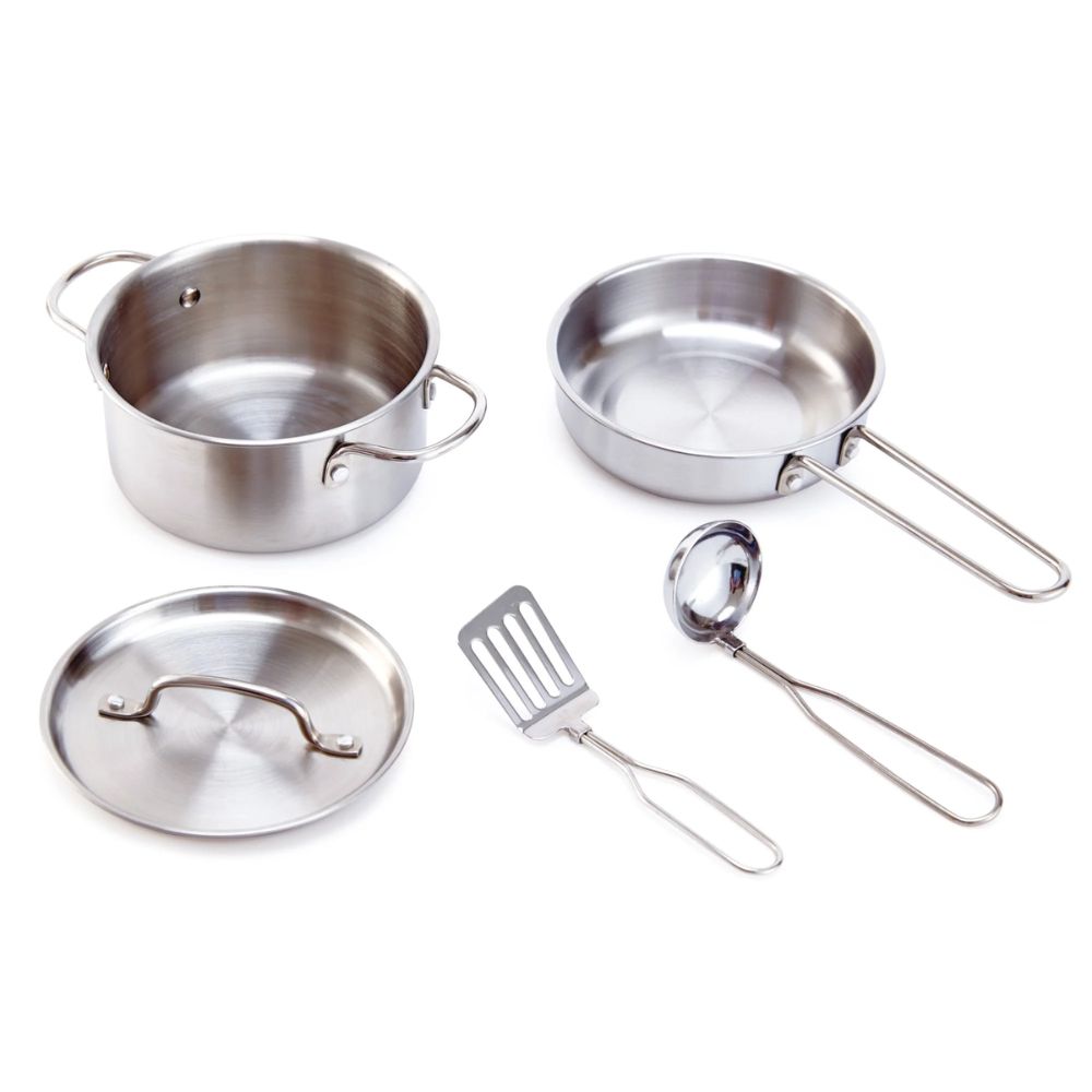 Hape 2-in-1 Kitchen & Grill Set 6 piezas 3+