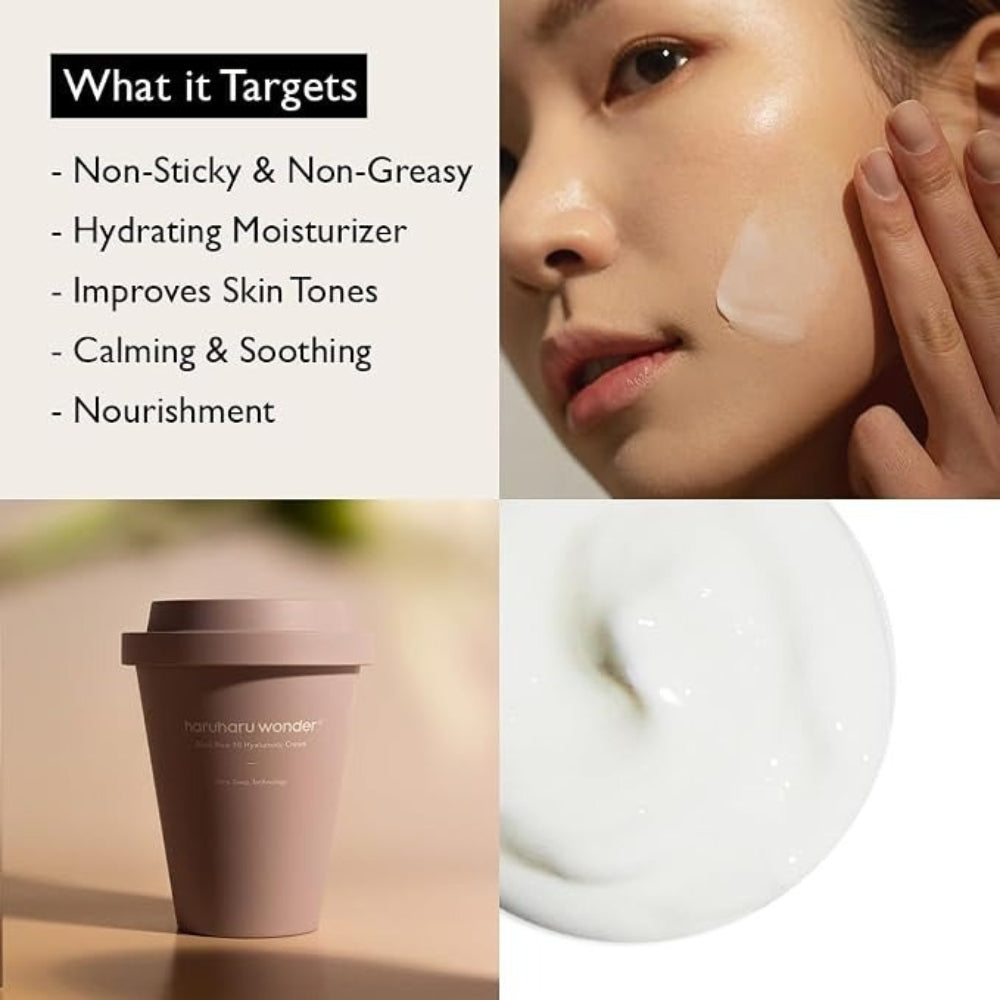 Haruharu Wonder Black Rice 10 Hyaluronic Cream 90ml