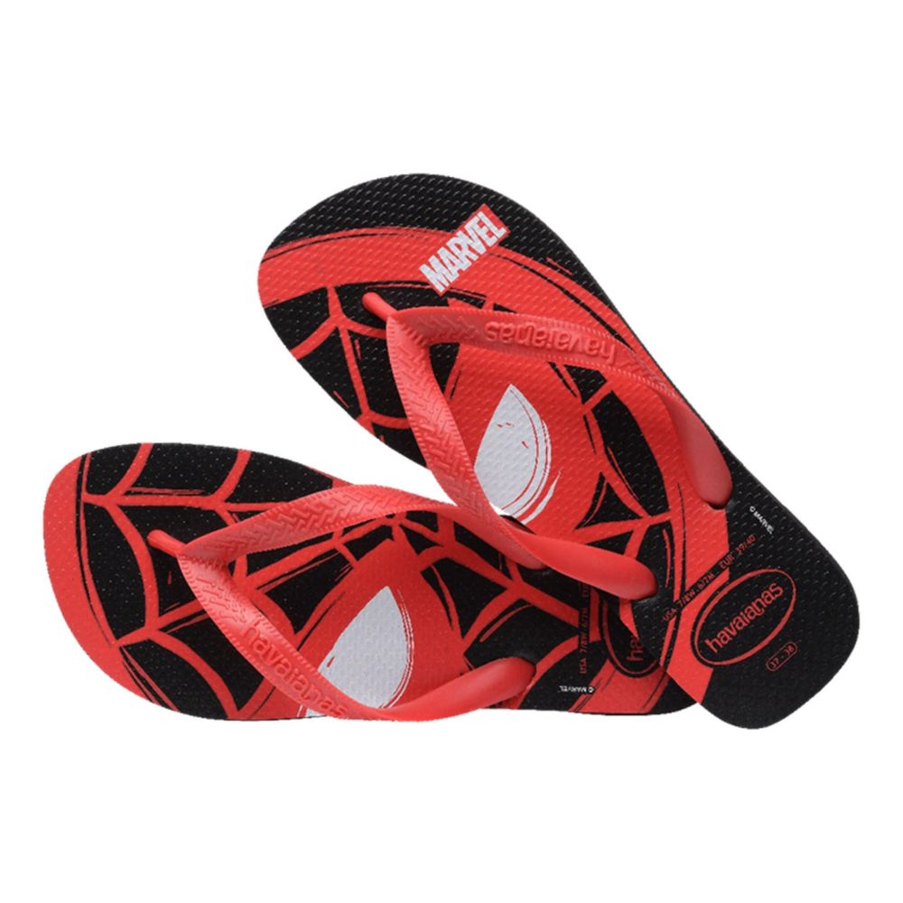 Havaianas Sandalias Para Niños Top Marvel Logomania Spiderman