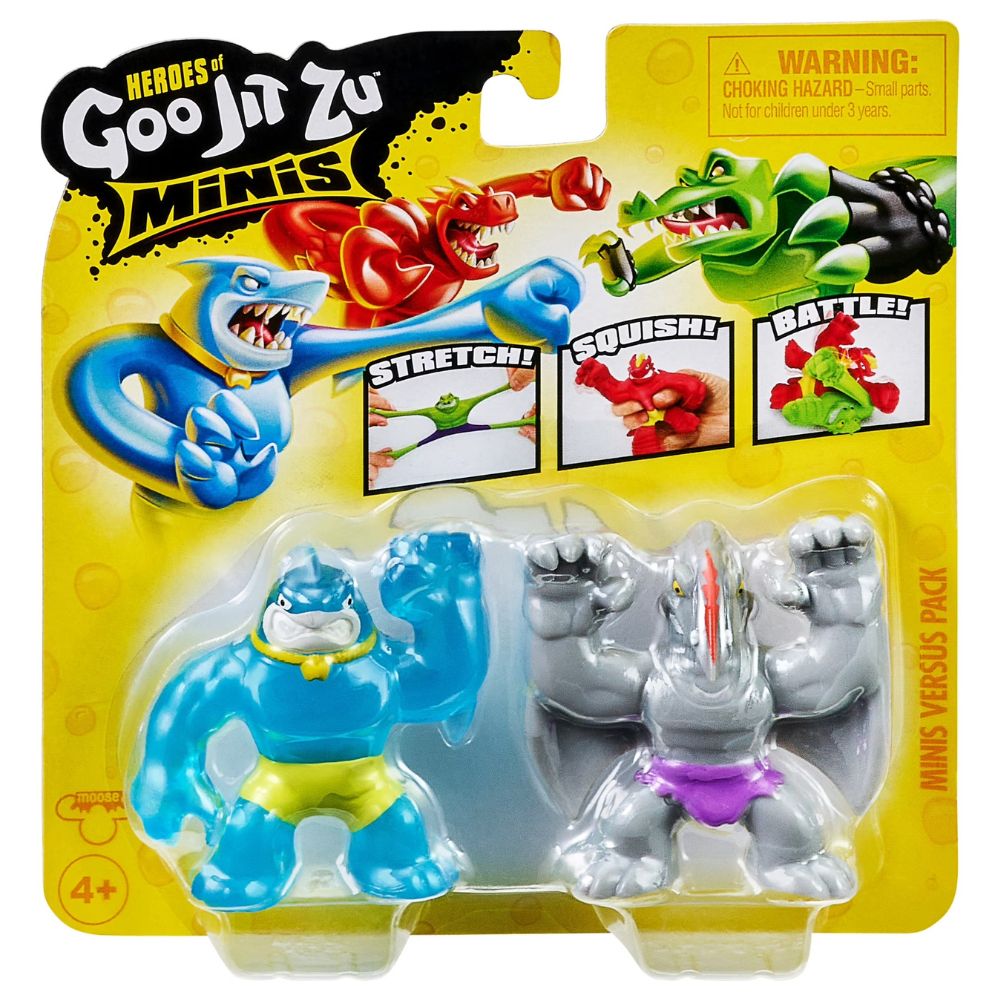 Heroes Of Goo Jit Zu Minis Thrash Vs Terrack 6cm 4+