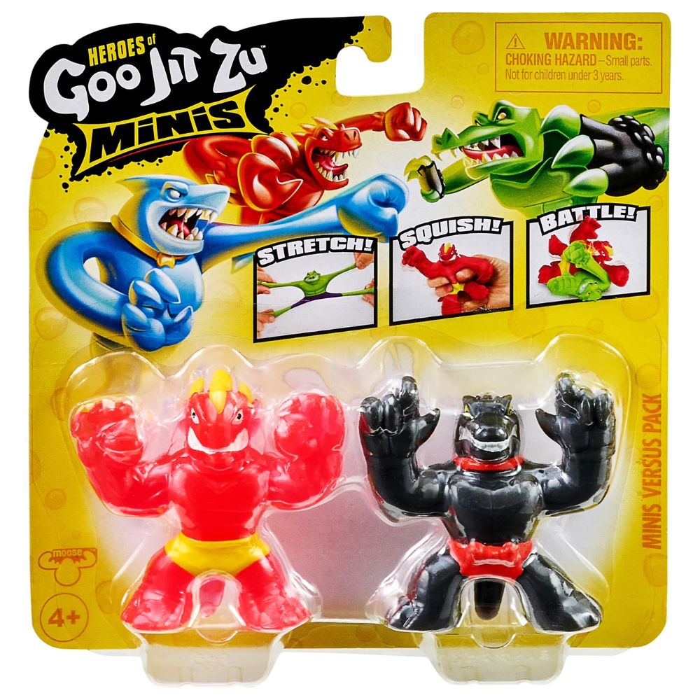 Heroes Of Goo Jit Zu Minis Blazagon Vs Shredz 6cm 4+