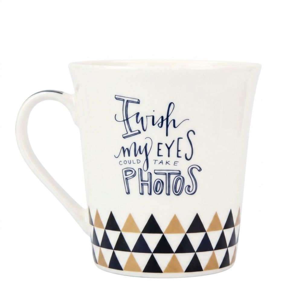 Home Basics Mug Con Citas Motivacionales 355ml 1Und