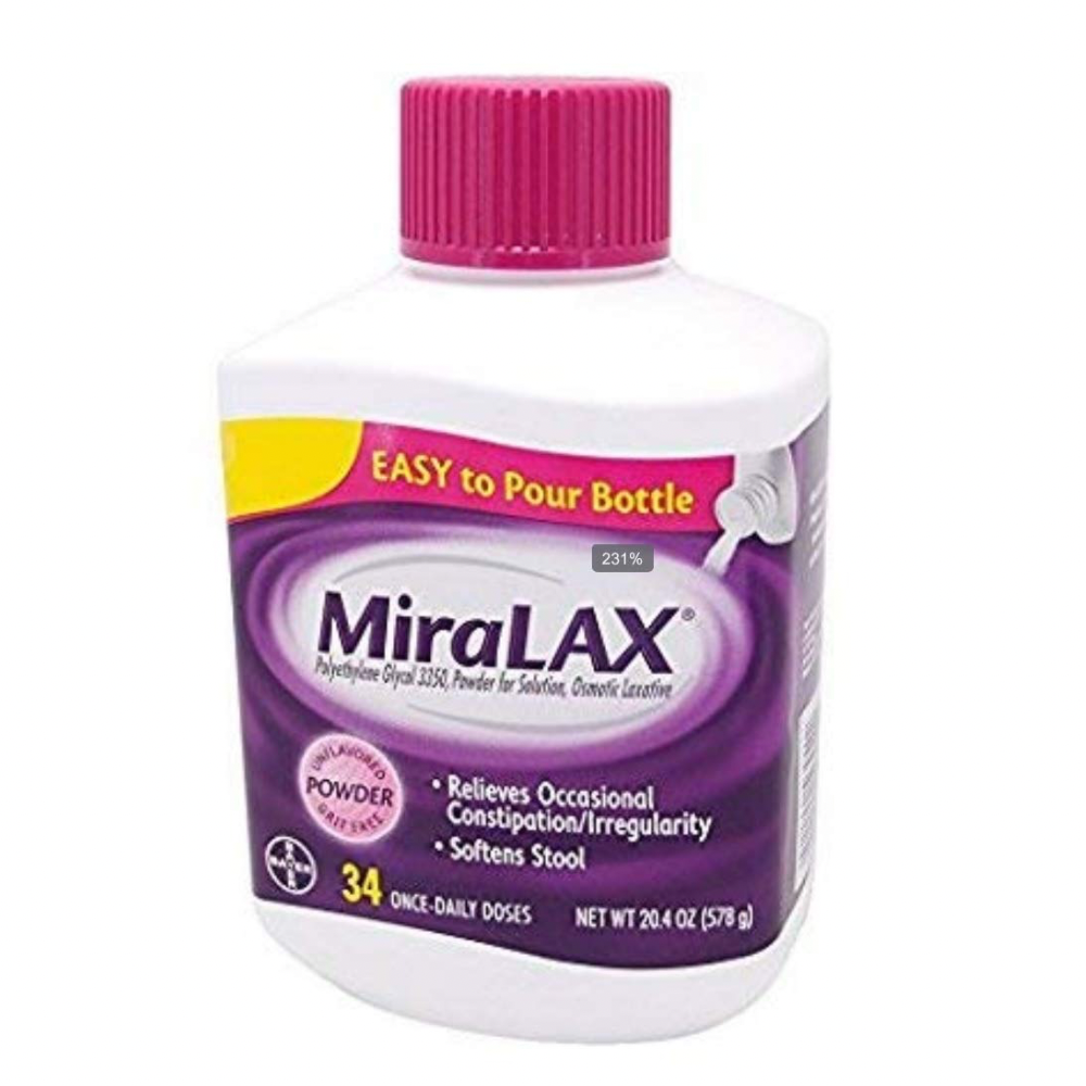 Miralax en Polvo 34 Dosis 578gr Laxante