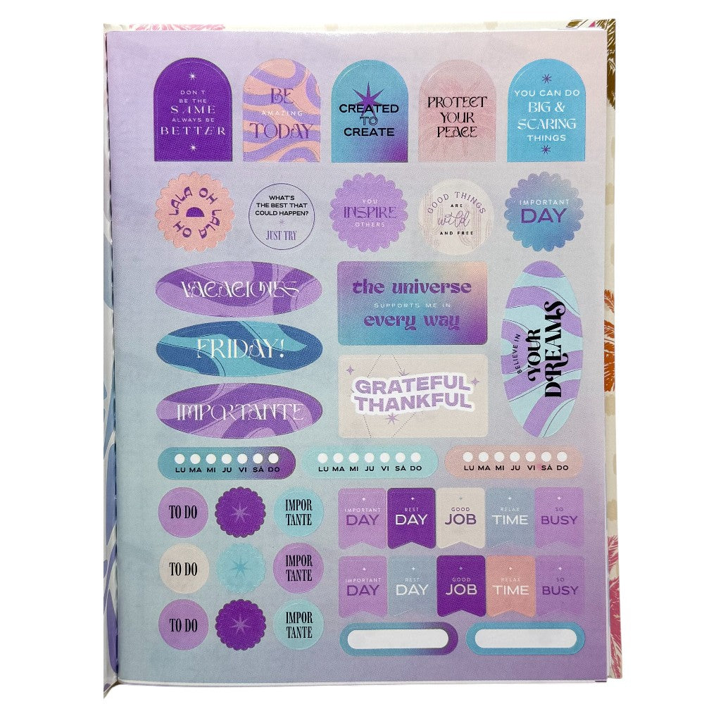 Kiut Cuaderno Tapa Dura Cocido Una Linea 90 Hojas Diseños Surtidos