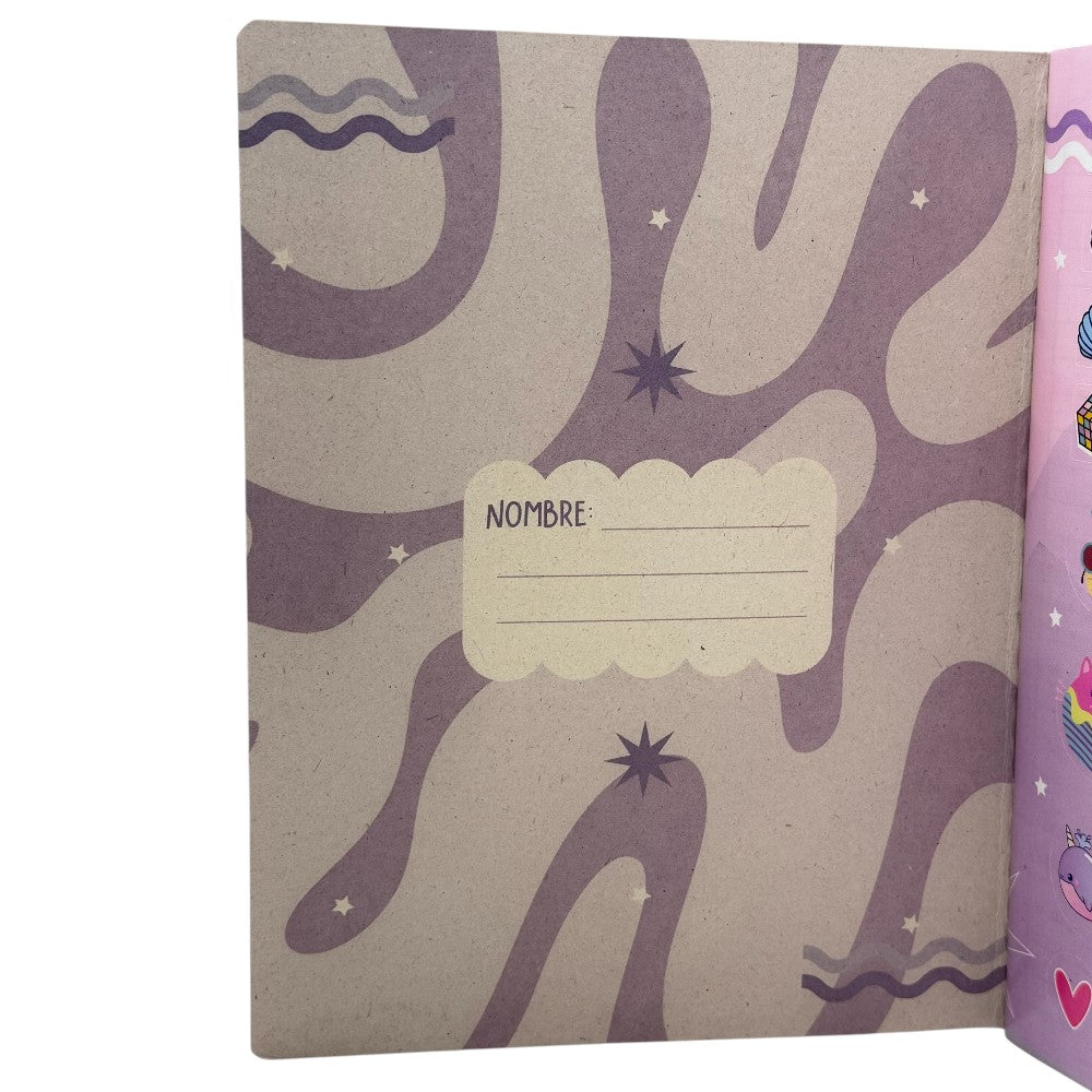 Norma Cuaderno Cosido Linea 100 Hojas Con Stickers Diseño You Are Made Of Magic