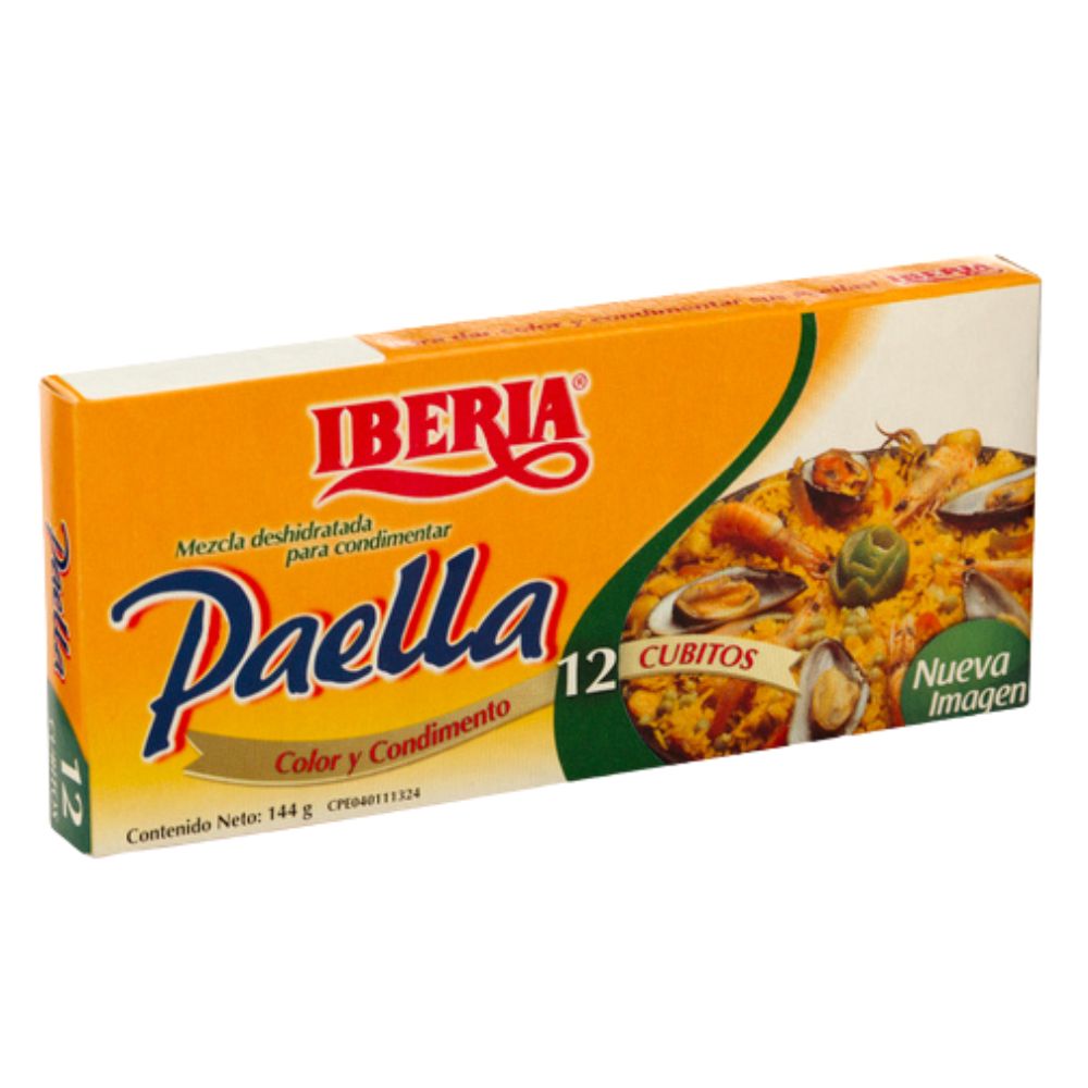 Iberia Cubitos Para Paella Deshidratados 12Und 144gr