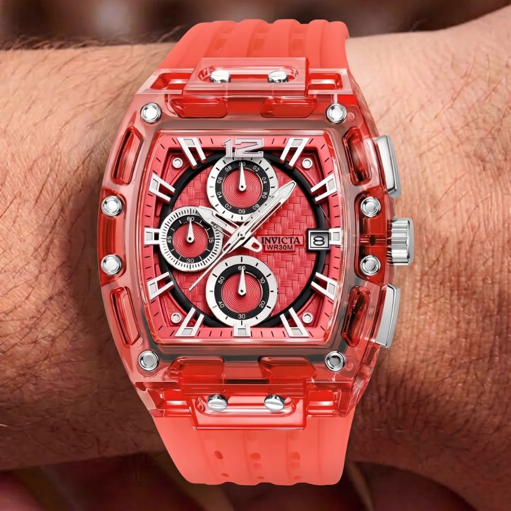 Invicta S1 Rally 70142 Reloj Para Caballeros Rojo 42mm