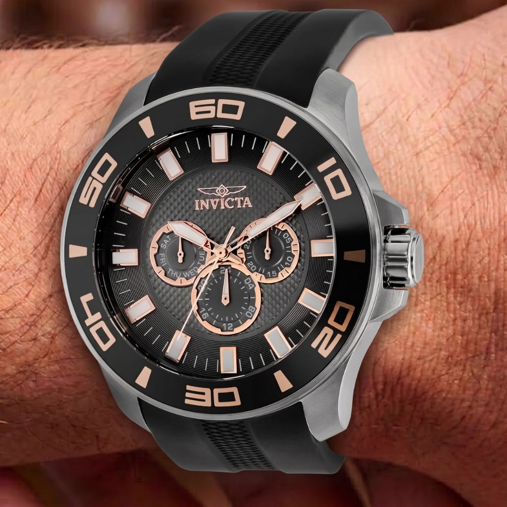 Invicta Pro Diver 35741 Reloj Para Caballeros Esfera Gris Plomo 50mm