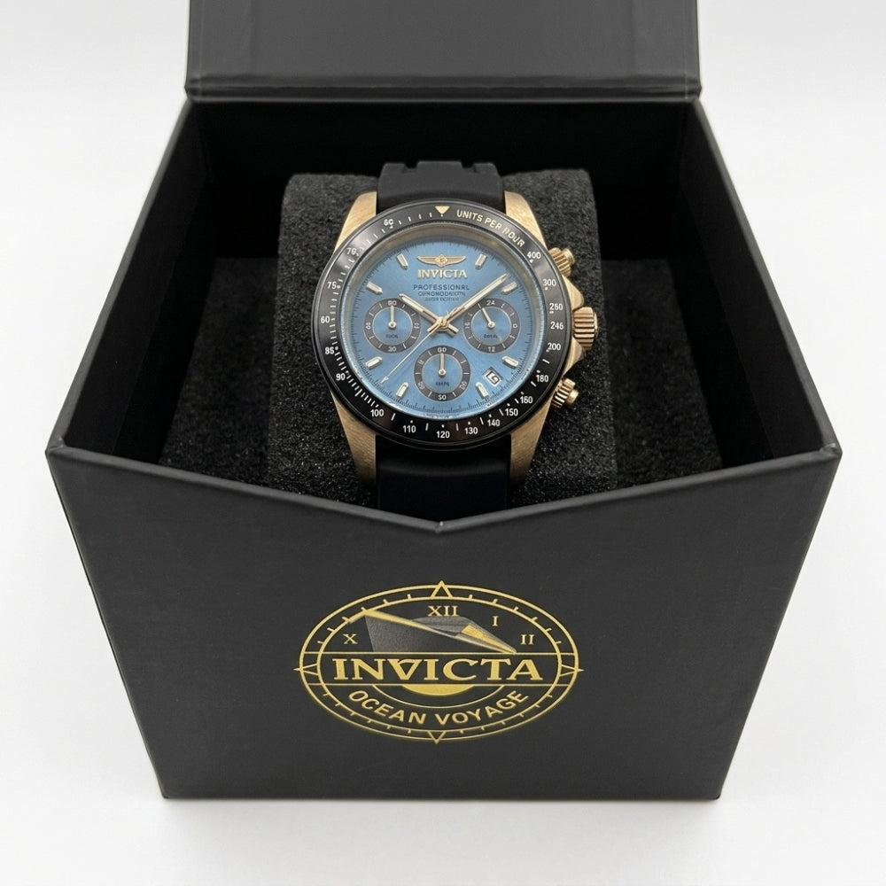 Invicta Speedway 50491 Reloj Para Caballeros Esfera Azul Claro 39.5mm